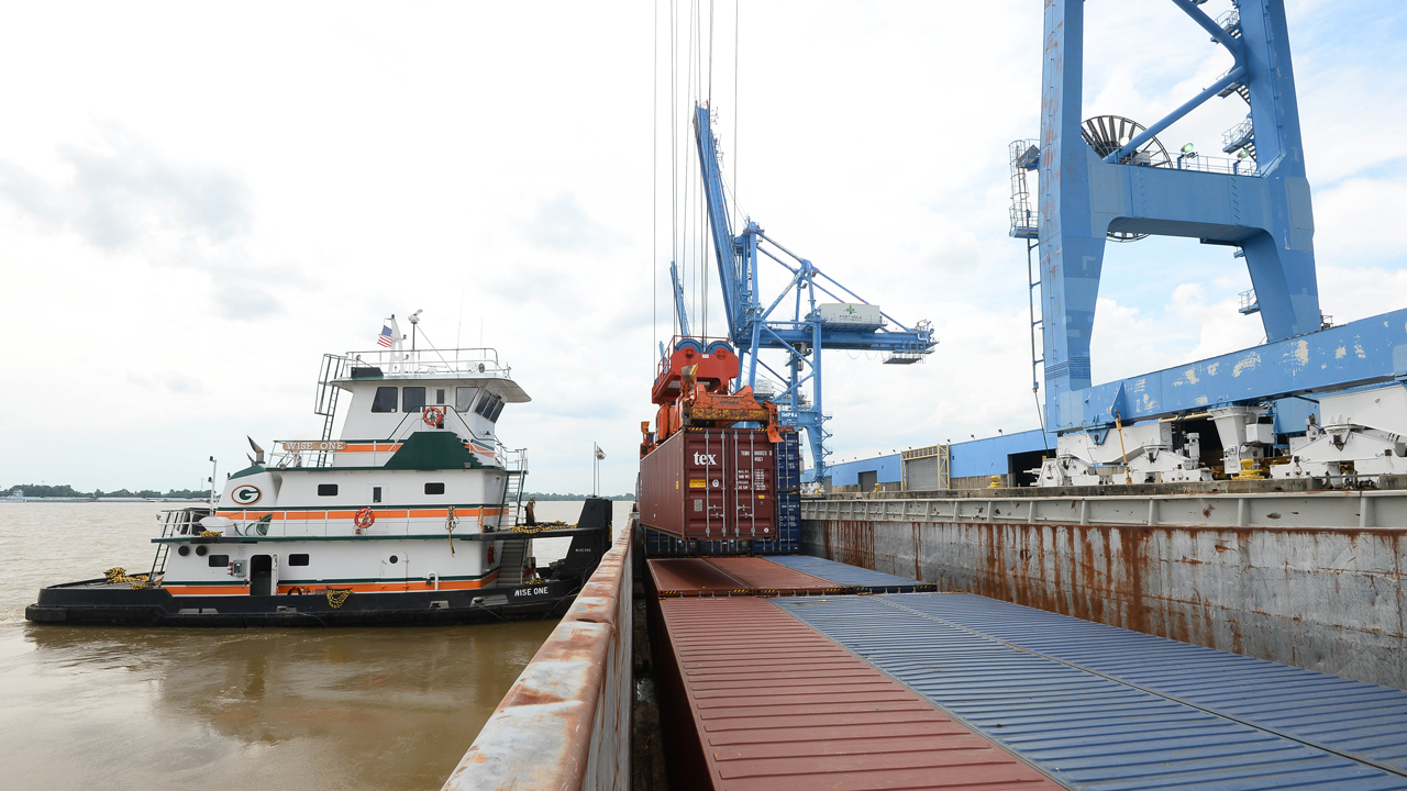 With an intended 2027 opening, Port NOLA's $1.5 billion multimodal container terminal is slated to handle 2 million TEUs annually and serve the largest container vessels calling in the Gulf of Mexico. (Port NOLA)