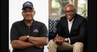 Patriot Rail employees George Johnson, Jr., (left) and Herman Crosson have been selected as ASLRRA Safety Person of the Year and ASLRRA Safety Professional of the Year, respectively.