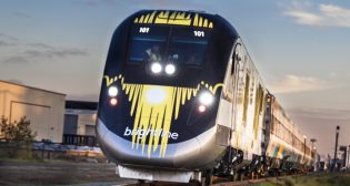 Brightline service will resume in the first half of November, following suspension on March 25, 2020, due to the pandemic.