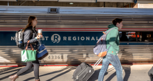 Amtrak Northeast Regional Route 51 on Sept. 27 began offering new early-morning service from Main Street Station in Richmond to Washington, D.C., and New York. Riders can now choose from three daily departure times—two in the morning and one in the evening.