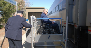 Over the past 12 years, Amtrak has brought 74 of 386 stations into ADA compliance.