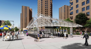 A new station at 106th Street (rendering above, courtesy of NYMTA) is part of the Phase 2 extension of the Second Avenue Subway in New York.